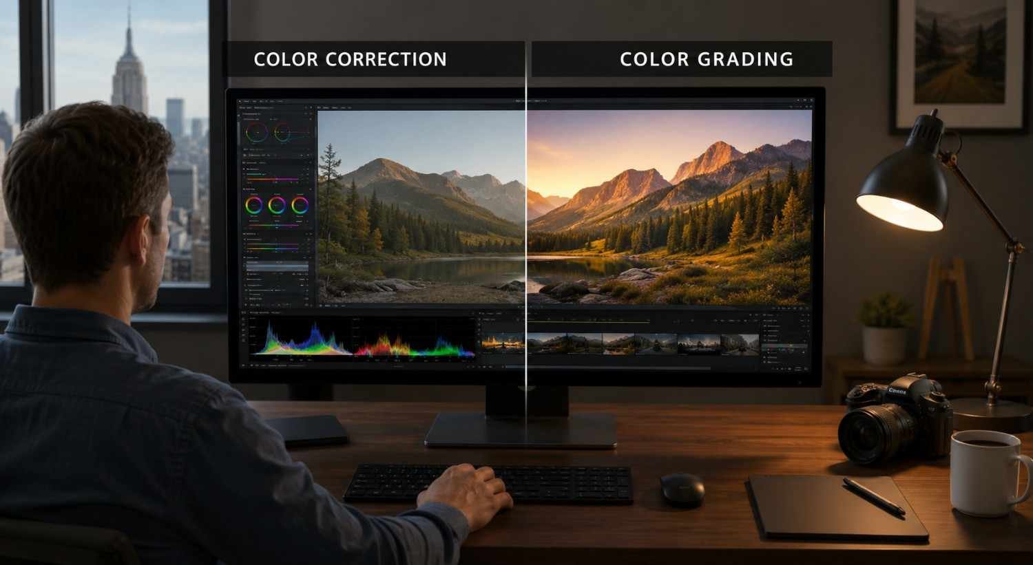 Understand the Difference Between Color Correction and Color Grading