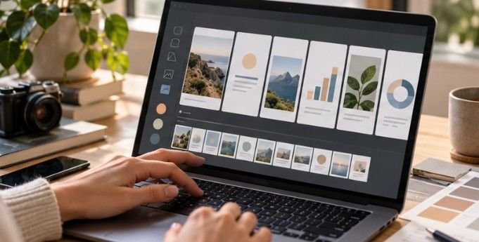 Manual Design vs. AI Carousel Tools